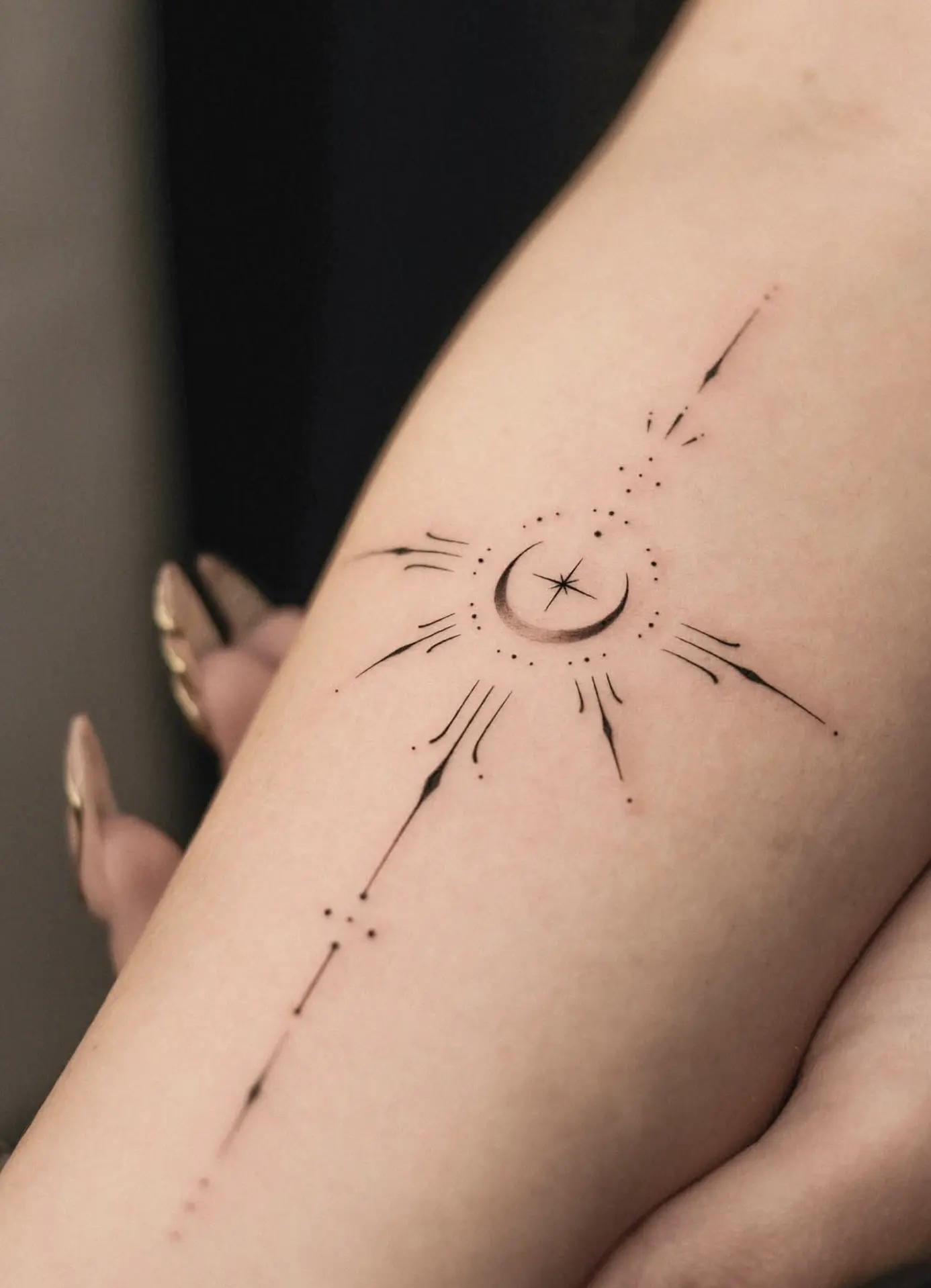 single needle tattoo
